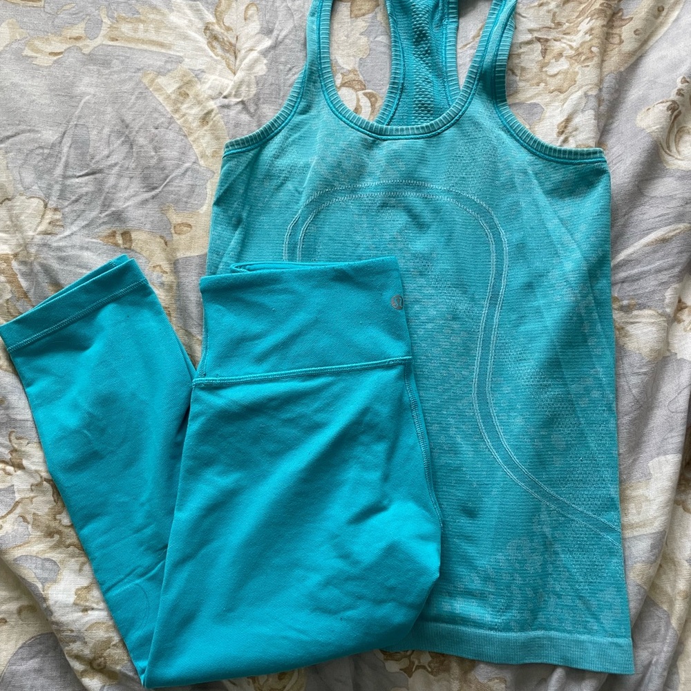 Turquoise Lululemon Activewear Set